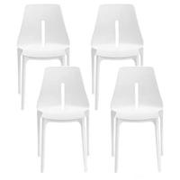 SET 4 SEDIE OBLONG by Effezeta