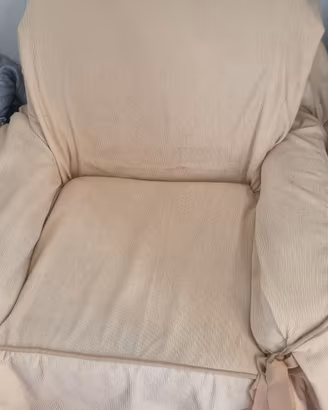 Poltrona 80x80 con copripoltrona lavabile