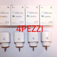 4PZ Presa Wifi Smart Intelligente Alexa Google