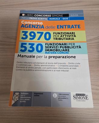 Simone libro preparazione agenzia delle entrate 