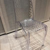 4 Sedie in plexiglass