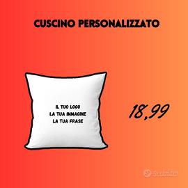 CUSCINO PERSONALIZZATO CON FOTO MUSICA