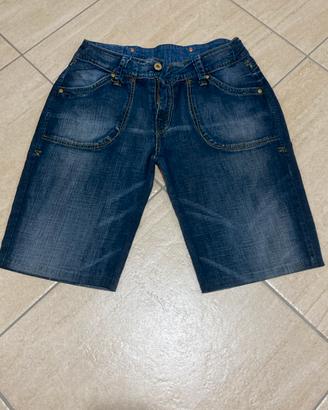 Bermuda Jeans Denim Y2K Vintage