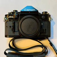 Canon A1 con corredo tutto pari al nuovo!