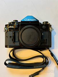 Canon A1 con corredo tutto pari al nuovo!