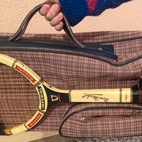 borsa tennis uomo anni 60 universal con racchetta