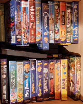 videocassette Walt Disney più videocassette