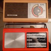 Lotto due radio portatili vintage anni 70