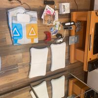 Wii Con scatola e molti accessori + 2 HDD Giochi