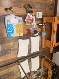 Wii Con scatola e molti accessori + 2 HDD Giochi