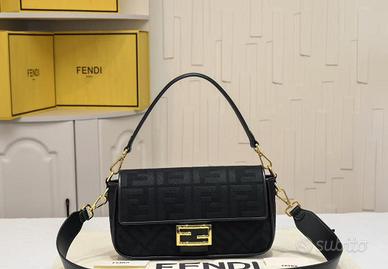 Borsa F&ND1 modello baguette nera