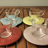 4 tazzine + piattini Omada