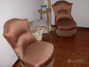 Coordinato divano e poltrone metà '900