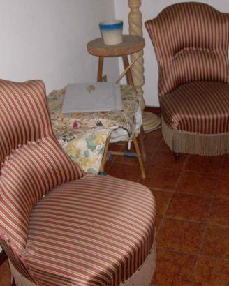 Coordinato divano e poltrone metà '900
