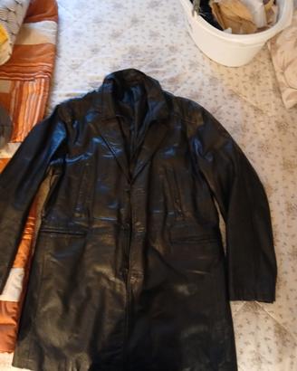 cappotto uomo in pelle 