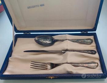 Set Posate Bimbo Argenteria Vicentina 800