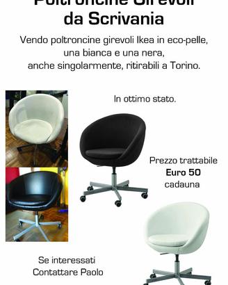 Poltroncine Girevoli