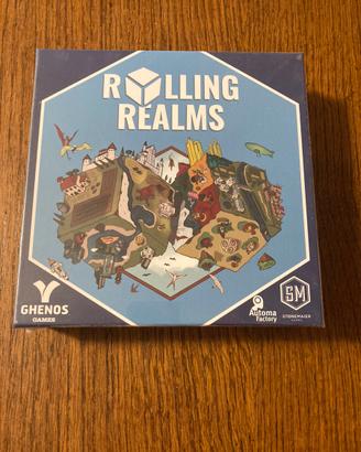 Gioco da tavolo Rolling Realms nuovo mai aperto