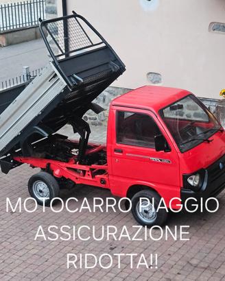 MOTOCARRO PIAGGIO ribaltabile!!!