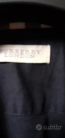 Camicia Burberry Nera Strech