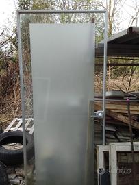 porta alluminio vetro per ufficio