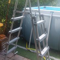 scaletta per piscina fuori terra 