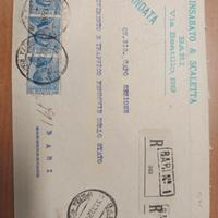 1924 busta viaggiata -ferrovia 