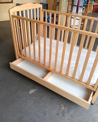 Lettino legno massello 