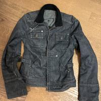 Giubbino jeans imbottito donna