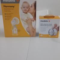tiralatte manuale medela+coppette raccoglilatte