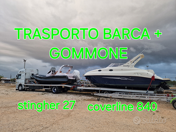 BARCA open 590 dolphin + mercury + TRASPORTO