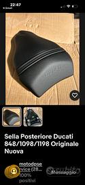 Ducati sella posteriore