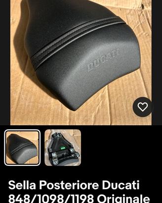 Ducati sella posteriore