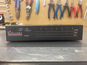 Switch ethernet 1 gigabit 8 porte Intellinet