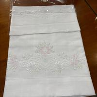 Ascigamano lino ricamo colorato