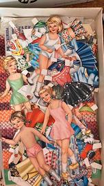bambole di carta anni 60