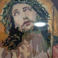 quadro ricamato a mano 