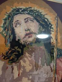 quadro ricamato a mano 