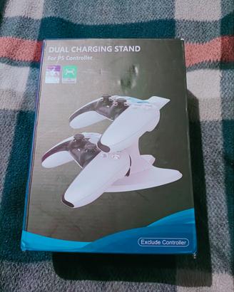 Stazione di ricarica e supporto per Dualsense Ps5