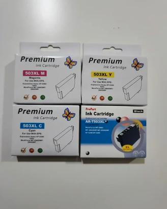 Set 4 Cartucce Compatibili T503 XL BK,C,M,Y