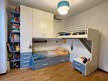 cameretta a soppalco, doppia, bambini