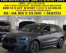BMW X2 D AUT M SPORT VARIE AZIENDALI UFF