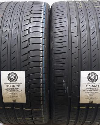 2 GOMME 315 30 22 CONTINENTAL A55301