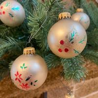 Palline natale vintage vetro