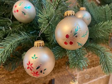 Palline natale vintage vetro