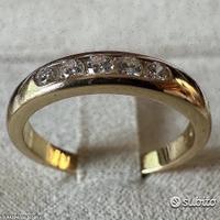ANELLO DAMIANI VINTAGE ORO GIALLO 18kt. E DIAMANTI