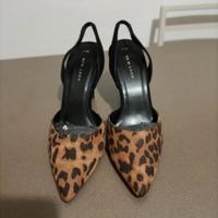 Décolleté animalier New Look a punta – tacco medio