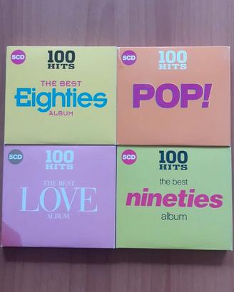 Lotto Cd - 100 Hits Pop, LOve 80, 90