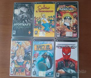 Videogiochi PSP in blocco 