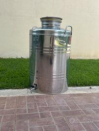 Maffei fusto Inox olio graffato LT100